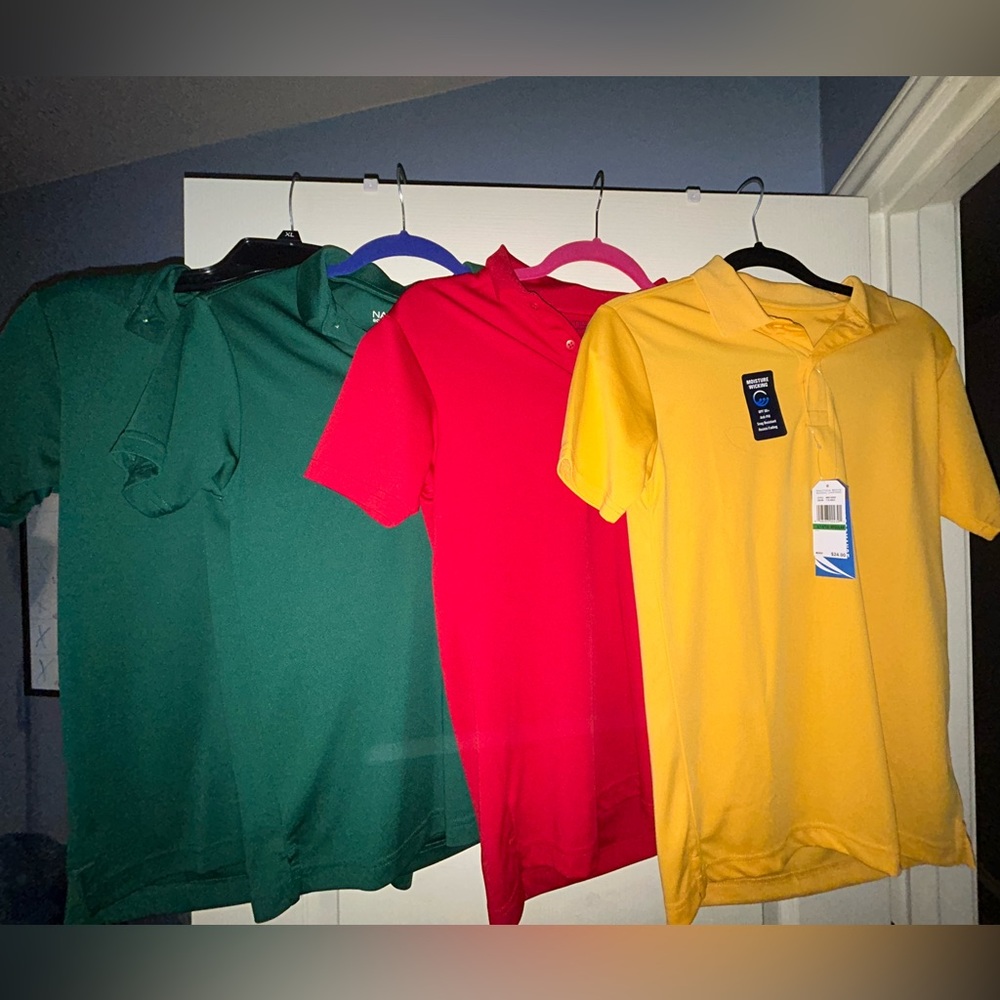 Bundle of 4 NAUTICA. Dri fit boys size large 14/16